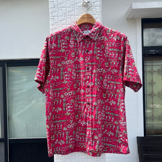 Two Palms 하와이안셔츠 Made HAWAII