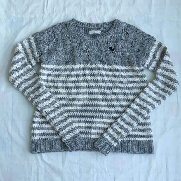 아베크롬비 Abercrombie 스트라이프 니트