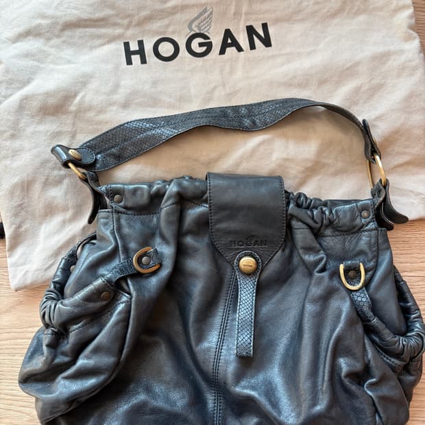 호간 (Hogan) 레더 숄더 호보백