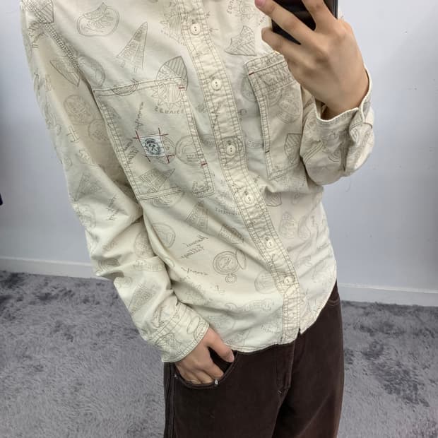 아비렉스 패턴 셔츠