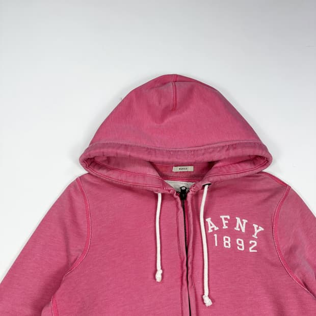 아베크롬비 뉴욕 피치 핑크 후드집업 (M)
