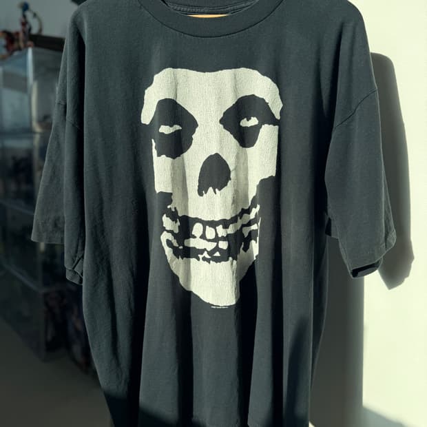 (XXL)90s Misfits Crimson Ghost band tee