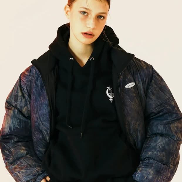 팬시클럽 리버시블 패딩