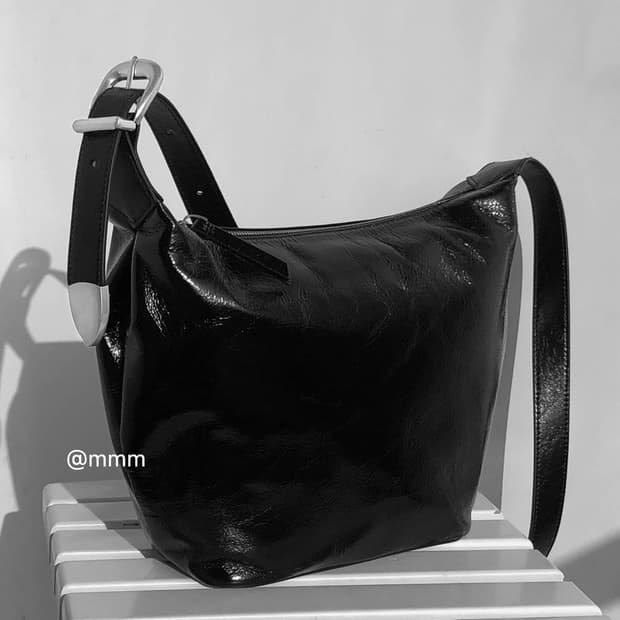 [Unisex]벨트 크로스백 소가죽