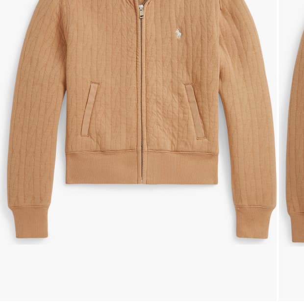 폴로 랄프로렌 키즈 퀼팅 집업 자켓 사이즈L 새상품