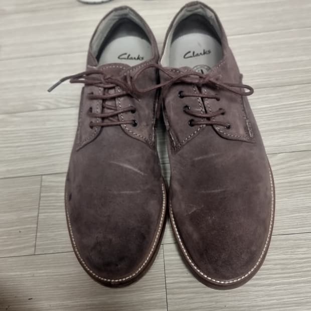 클락스 스웨이드 브라운 남성 구두(275-280)