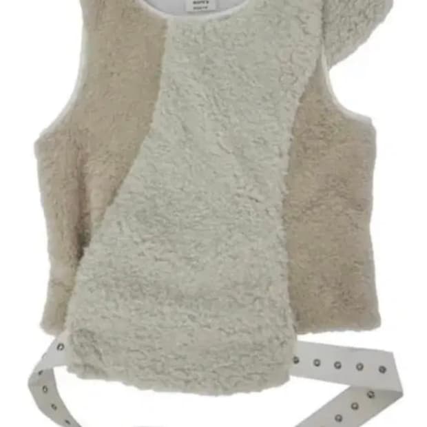 에옹쓰 퍼 조끼 (새상품)