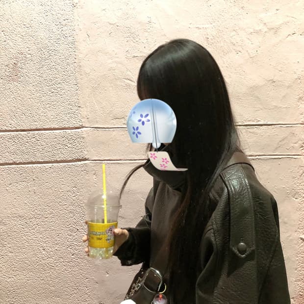 자라 페이크 레더 브라운 L