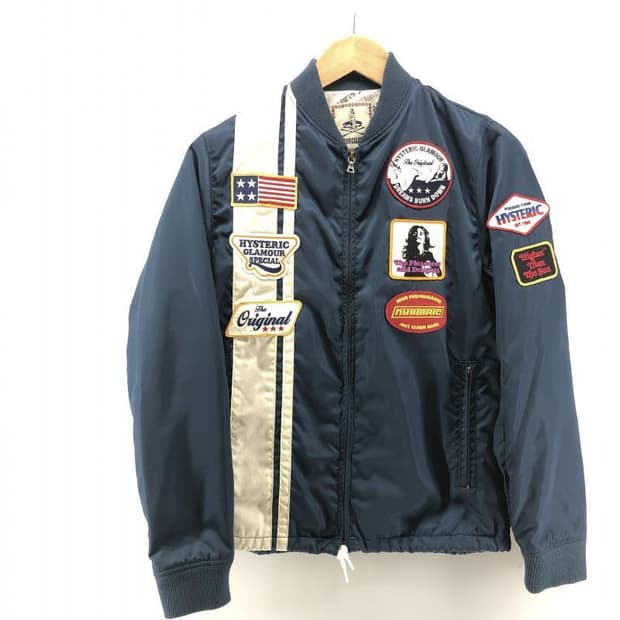 히스테릭 글래머 레이싱 자켓