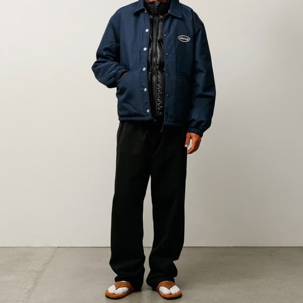 구해요)) 스투시 코치 자켓 네이비 s