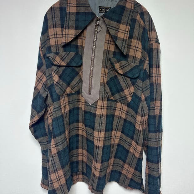 Kapital 캐피탈 울 체크셔츠
