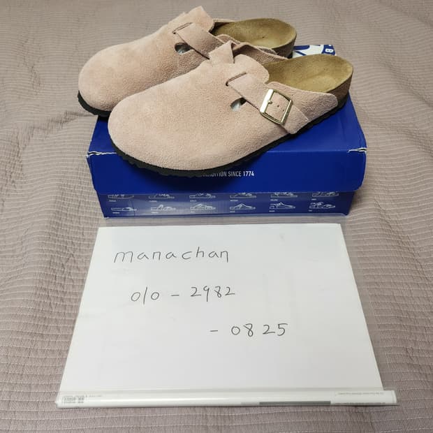 버켄스탁BIRKENSTOCK/보스턴 라이트로즈/43(280)