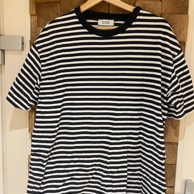 COS 스트라이프 티셔츠 M