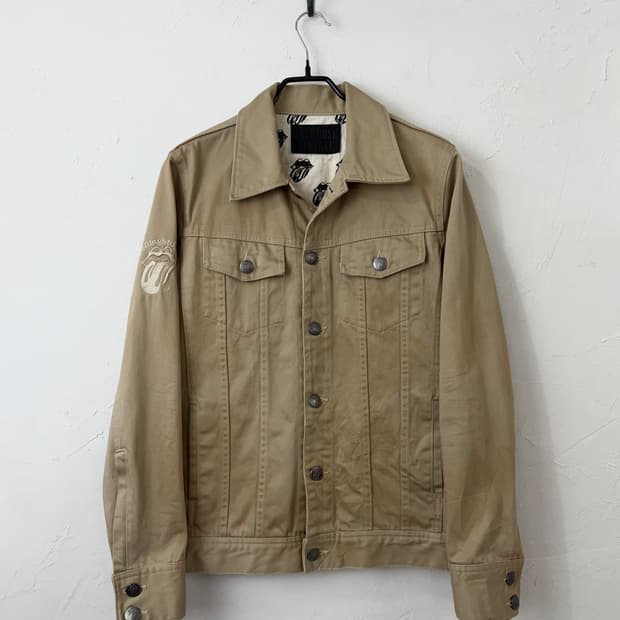 잭로즈 x 롤링스톤즈 트러커 자켓