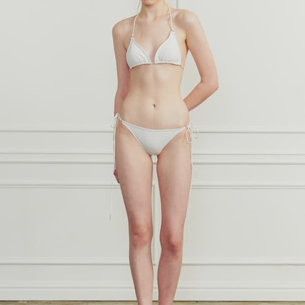 Painorpleasure TINA STRING BIKINI white