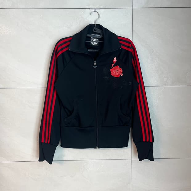 아디다스 스페인 장미 자수 검,빨 대장 져지 [100] 