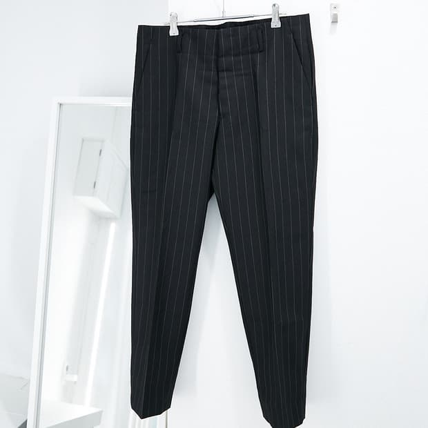 Wool Stripe Trousers