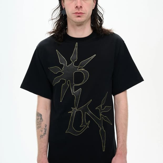 P.L.N. LOGO T-SHIRT - BLACK