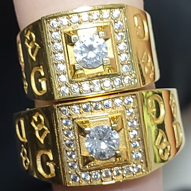 18K, GP, 24호, 13호,  커플링, 도금반지를, 판매합니다!!!