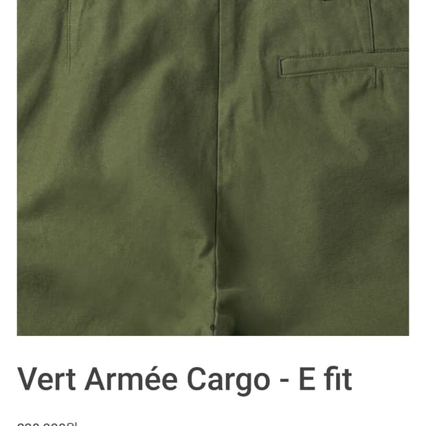 머듈 mer 카고팬츠 32