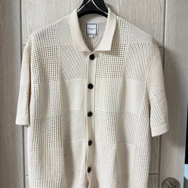 우영미 숏슬리브 니트 셔츠 52