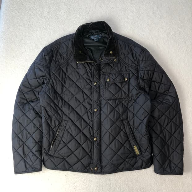 폴로랄프로렌 코듀로이 퀄팅 자켓 