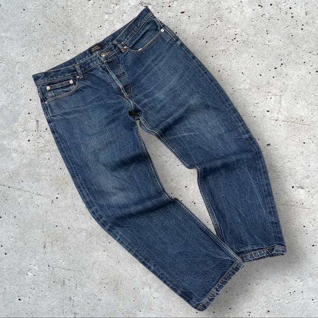 [34] A.P.C. 아페쎄 쁘띠 스탠다드 생지 데님 팬츠 D6