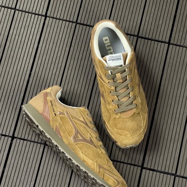 미즈노 운동화 브라운 갈색 D1GH242102