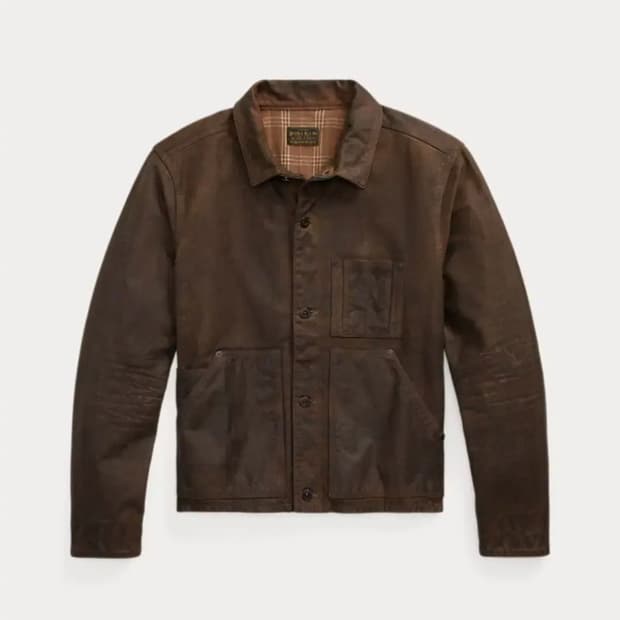 RRL 오일레더 자켓