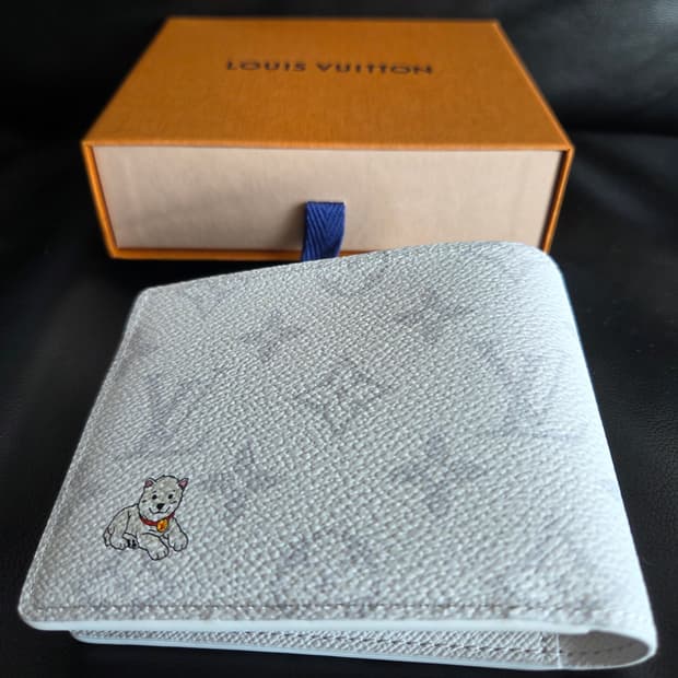 루이비통 한국 한정 강아지 반지갑