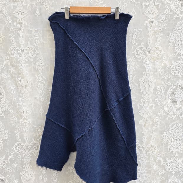 45rpm 인디고 울 스커트 (made in japan)