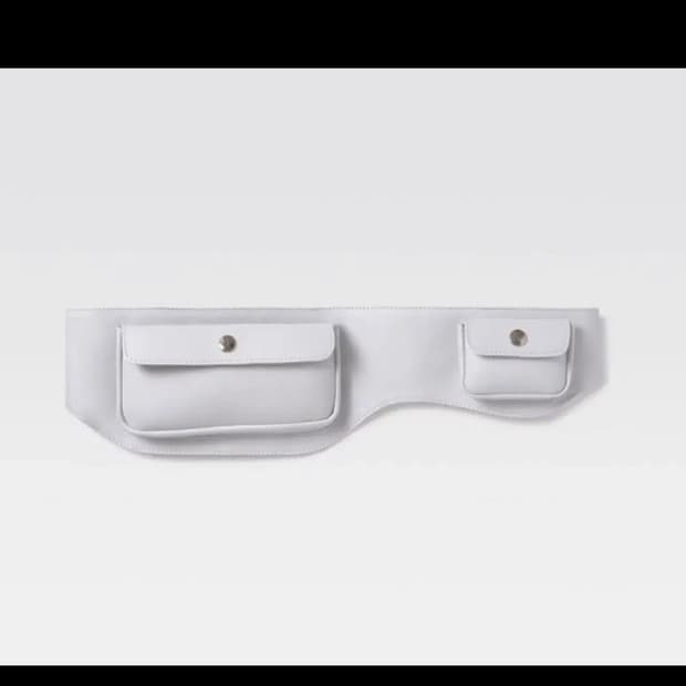 기마구아스 리노 벨트 화이트 (블랙염색작업가능)