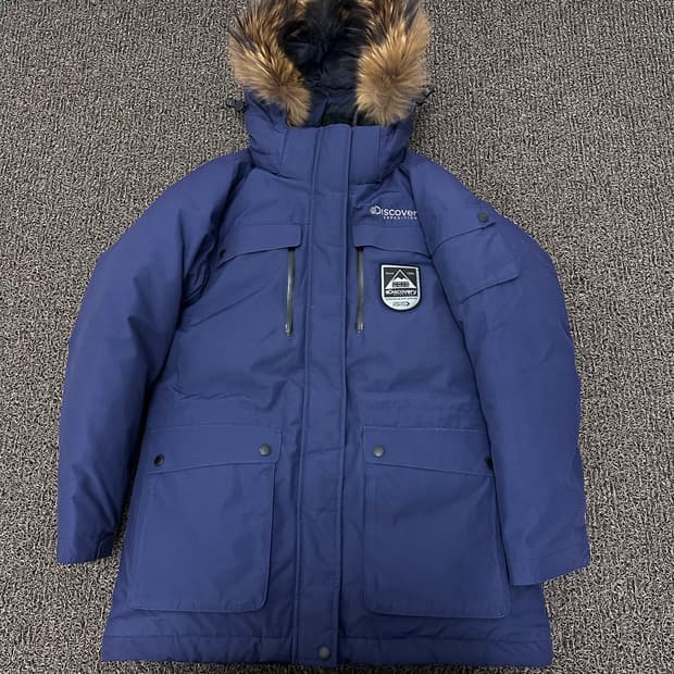 디스커버리 여성 구스다운 사파리 롱패딩 100(L)