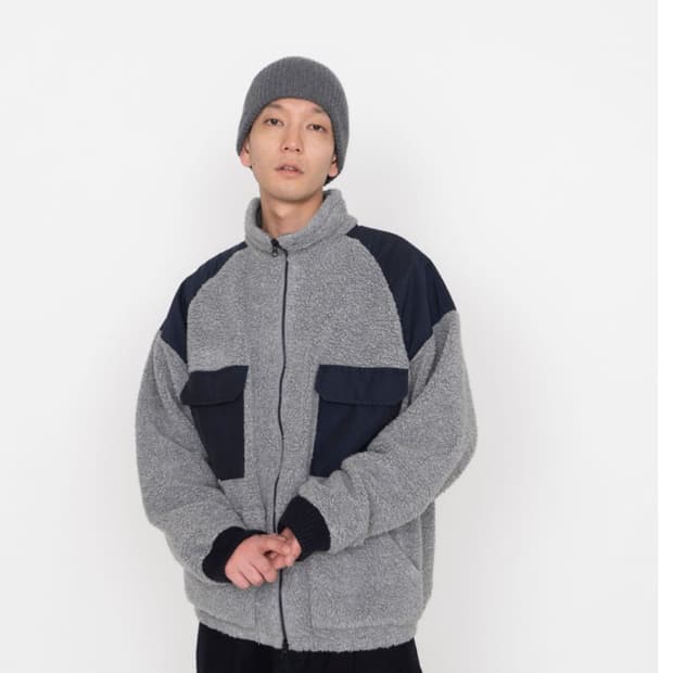 [m]나나미카 울 플리스 자켓