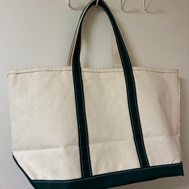 엘엘빈 토트백 80년대 L 데드스탁 그린