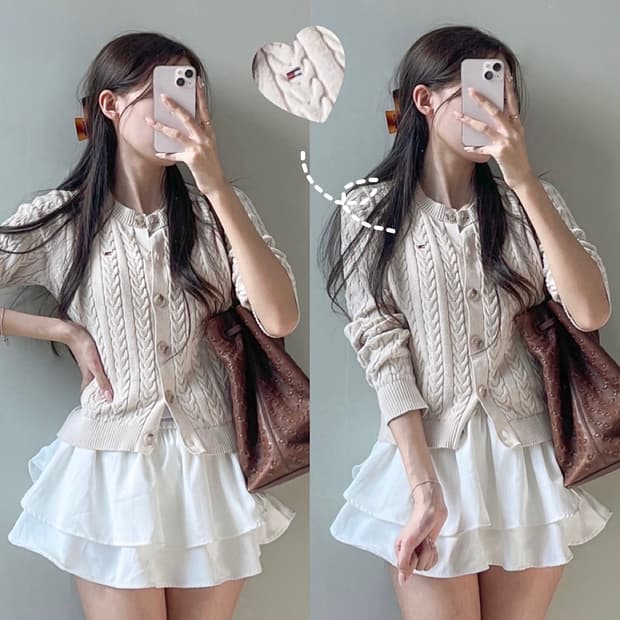 타미힐피거 가디건