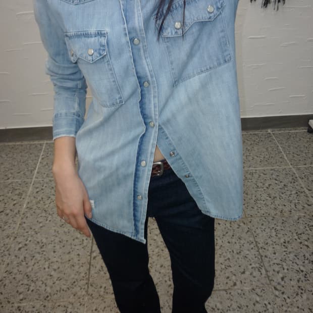 Light denim shirts