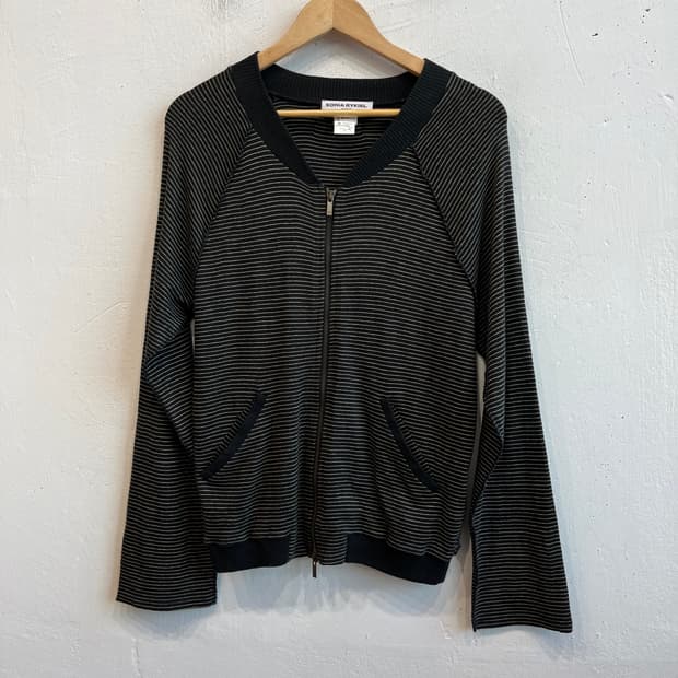 소니아 리키엘 스트라이프 집업 Made in FRANCE