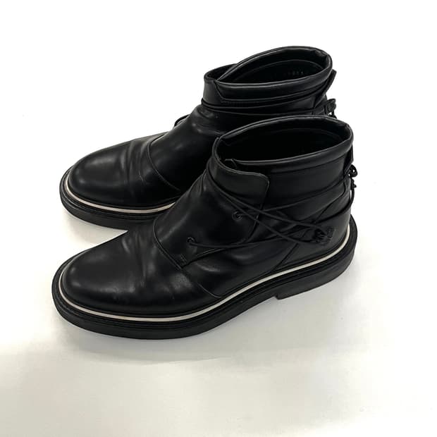 디올 옴므 09FW 크리스 반 아쉐 와이어 레더 부츠