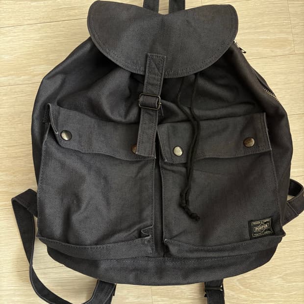 포터 빈티지 백팩 네이비