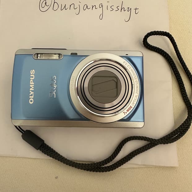 풀셋 디카 올림푸스 뮤 7040 블루 디지털카메라