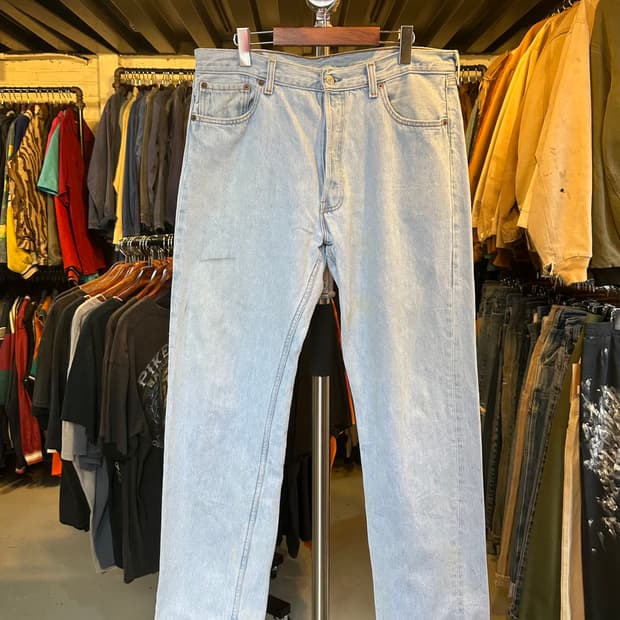 90s 리바이스501 데님 팬츠 36x32 made in usa