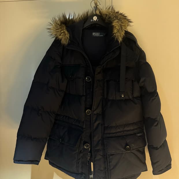 폴로 랄프로렌 네이비 봄버 패딩(95)