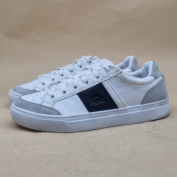 라코스테 코트라인 레더 남성 스니커즈 255