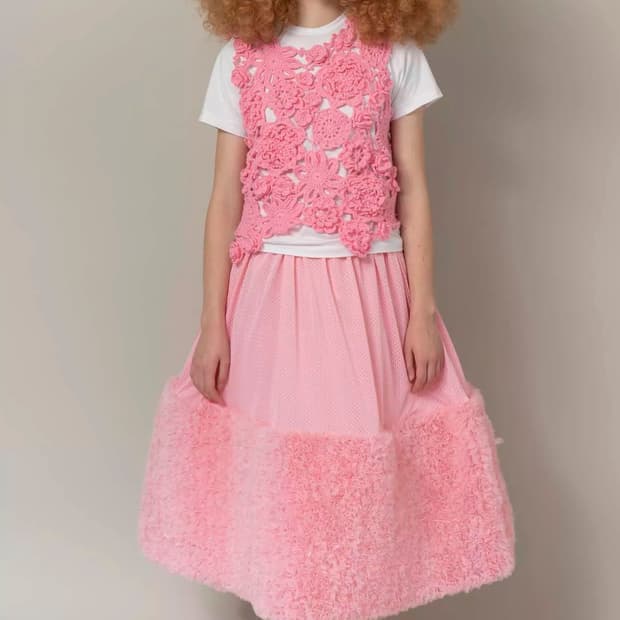 Mesh Tulle Docking Skirt