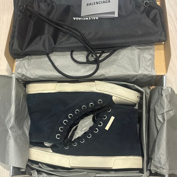 Balenciaga Paris High 발렌시아가 파리 하이탑 스니커즈