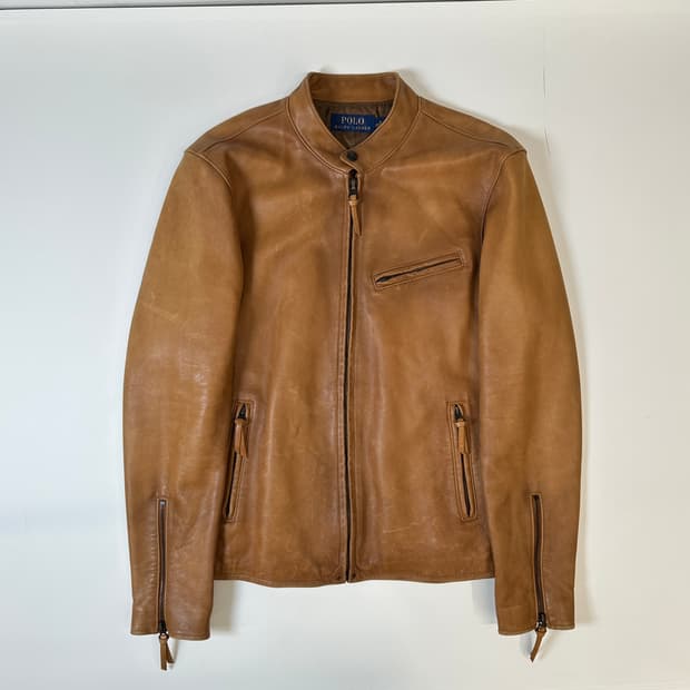 폴로 랄프로렌 양가죽 자켓 M