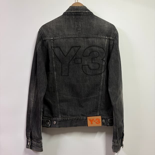 [M] 아디다스 x Y-3 00s 백로고 블랙 데님 자켓