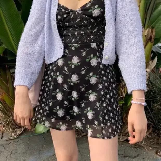 Spooning mini dress 스푸닝 미니 원피스 (현 글로니)