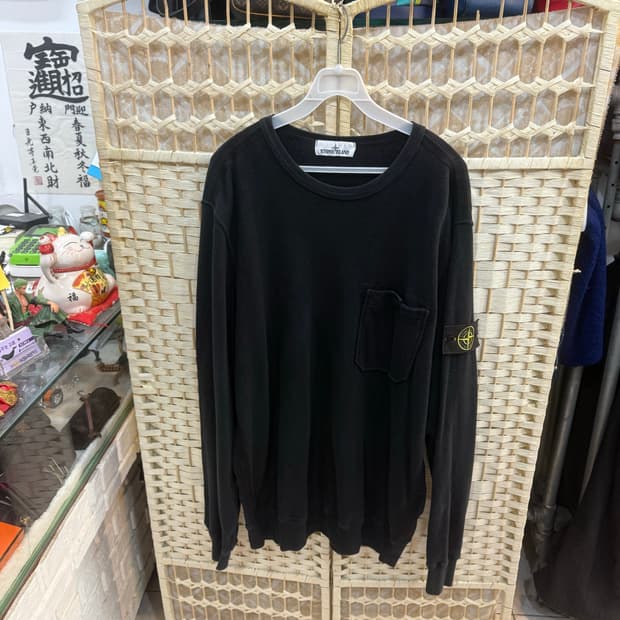 110/20ss 정품 스톤아일랜드 11주년기념 포켓 맨투맨 팝니다